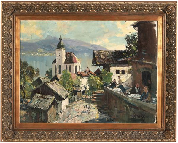 Klaibercer Pranzo vista lago