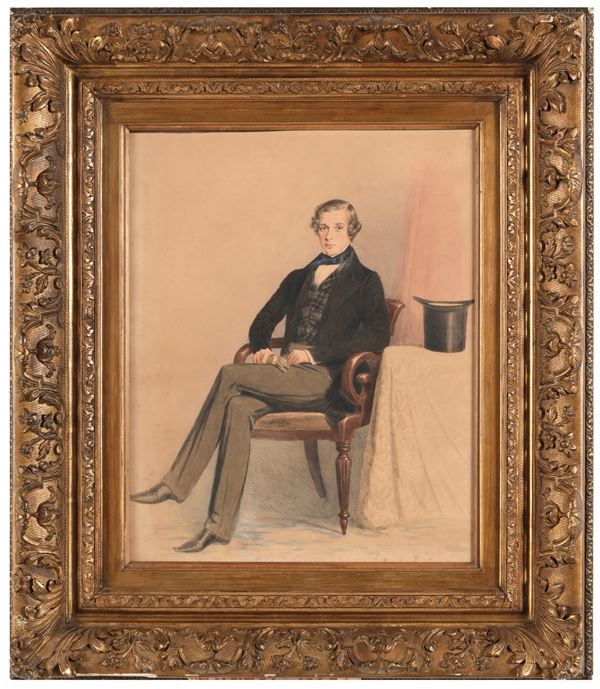 Anonimo del XIX-XX secolo Gentiluomo seduto