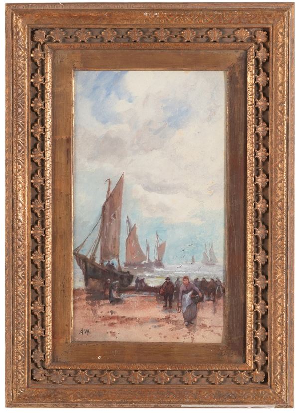 Siglato A.W. Il ritorno dalla pesca