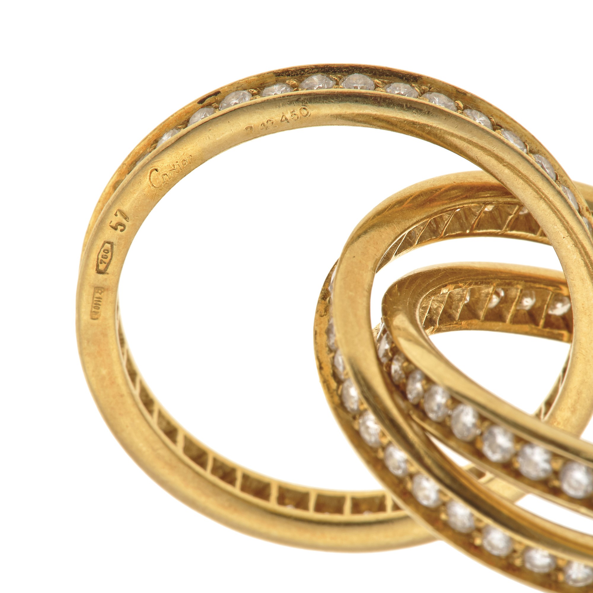 Anello “trinity” con Diamanti
