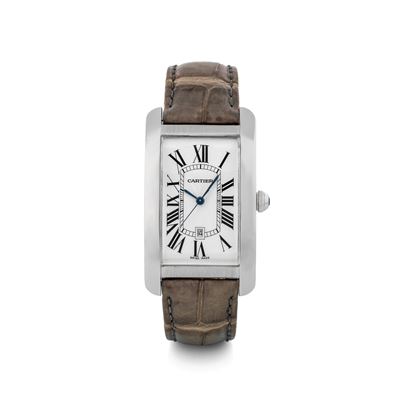 Tank Americaine Ref 1741 in Oro Bianco 18k, Automatico, Circa 2000