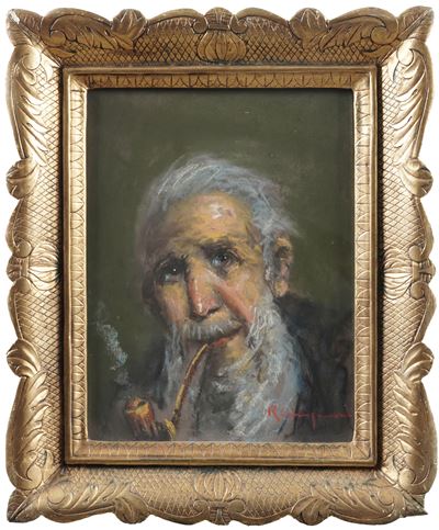 Ritratto di Anziano con Pipa