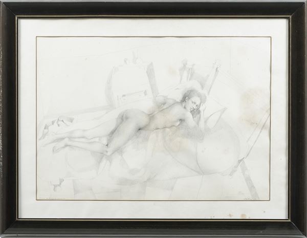 Nudo femminile sdraiato