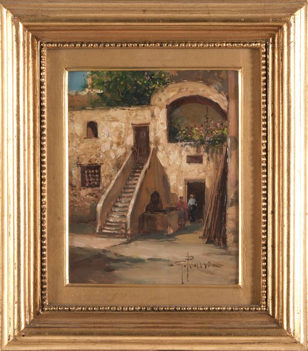 Cascinale con figure