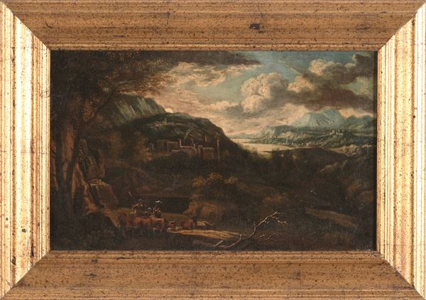 Scuola del XVIII secolo Paesaggio