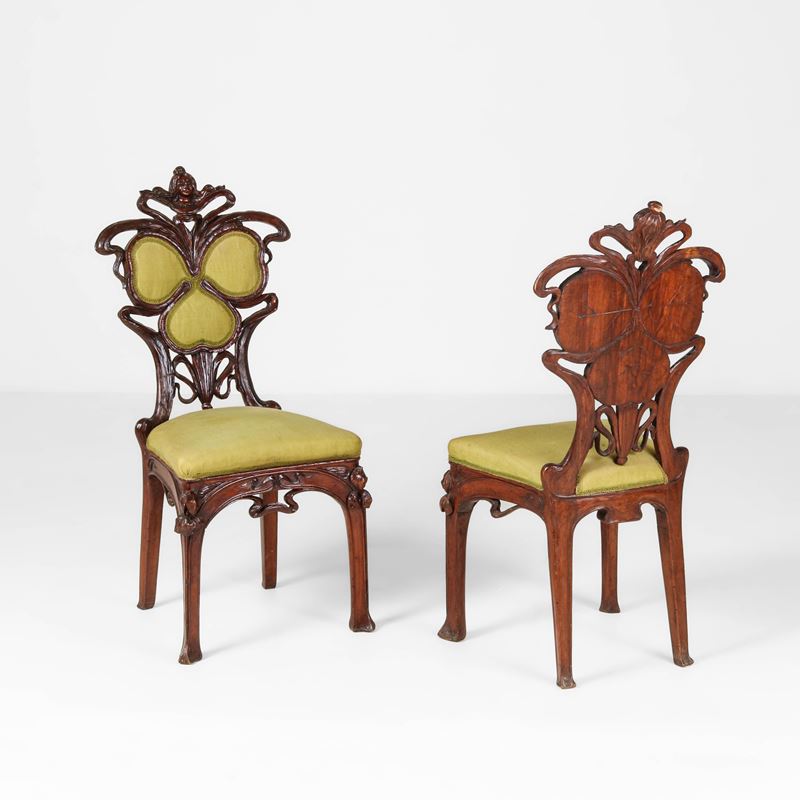 Ernesto Basile : Due sedie  - Asta Design - Cambi Casa d'Aste