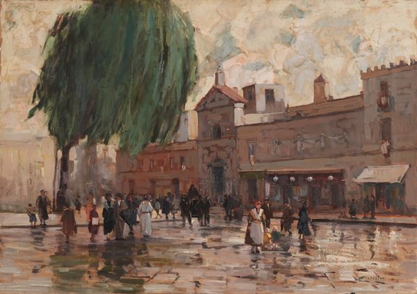 Giuseppe Rispoli - Veduta di città