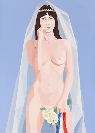 La sposa francese, acrilico su tela
