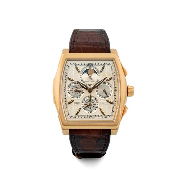 Da Vinci Chrono Perpetual edizione limitata "Kurt Klaus" in oro rosa 18k ref IW376203, scatola e garanzia,  [..]