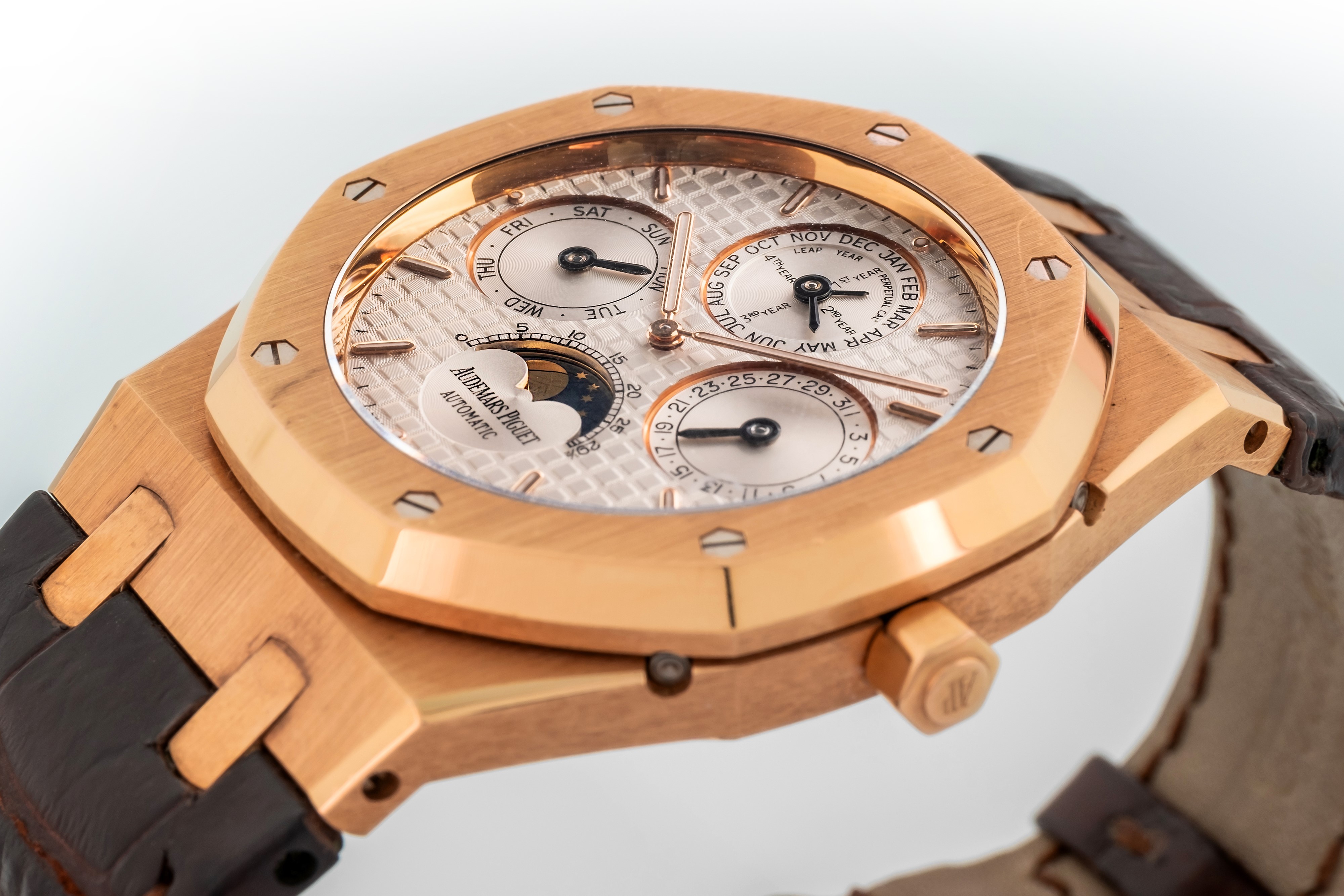 Audemars Piguet - Royal Oak Calendario Perpetuo Ref 26252or in Oro Rosa, con Scatola e Garanzia, ...