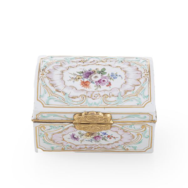 Scatola. Meissen, XIX secolo (?).