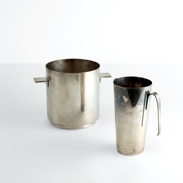 Set composto da una glacette e una brocca