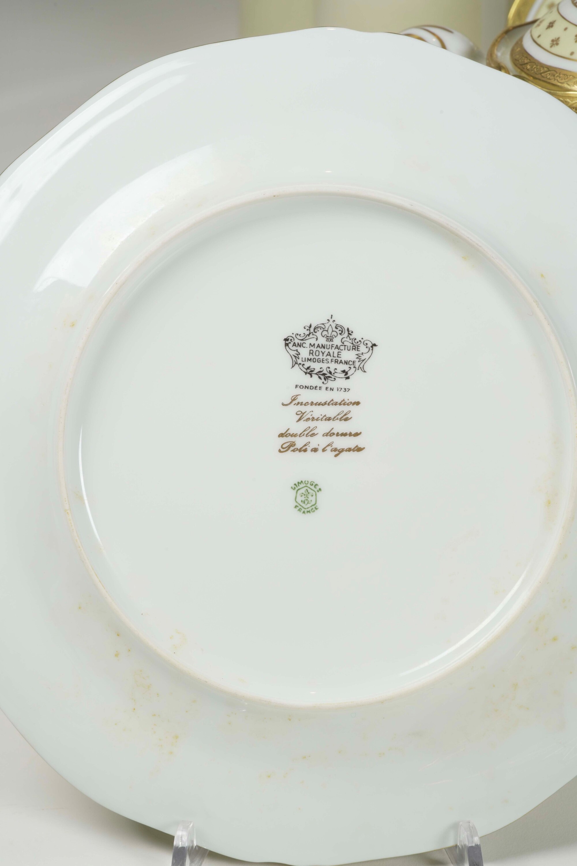 Servizio da tavola. Francia, Limoges, Société Porcelainière de Limoges, XX secolo.