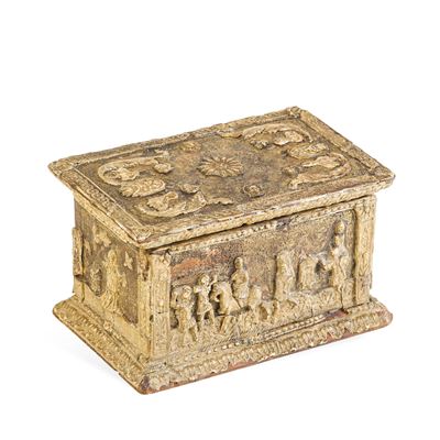 Ferrara, Seconda Metà del XV Secolo. Bottega del 'maestro dei Trionfi Romani' (attribuita A) Cofa...