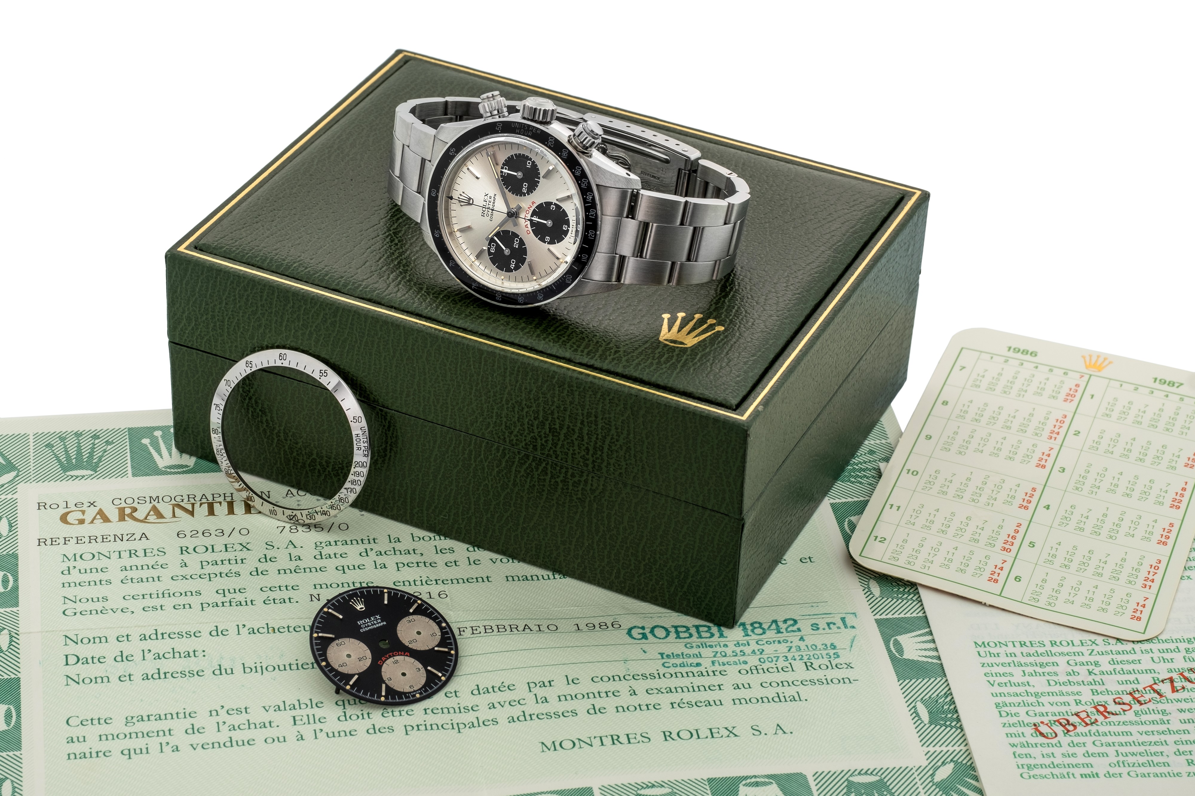 Rolex - Raro Cosmograph Daytona 'big Red' Ref 6263 in Condizioni di Fondo di Magazzino, Circa 198...