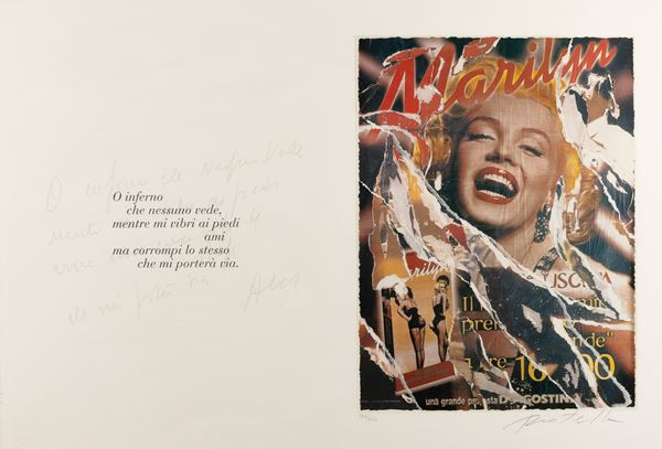 Mimmo Rotella - Senza titolo