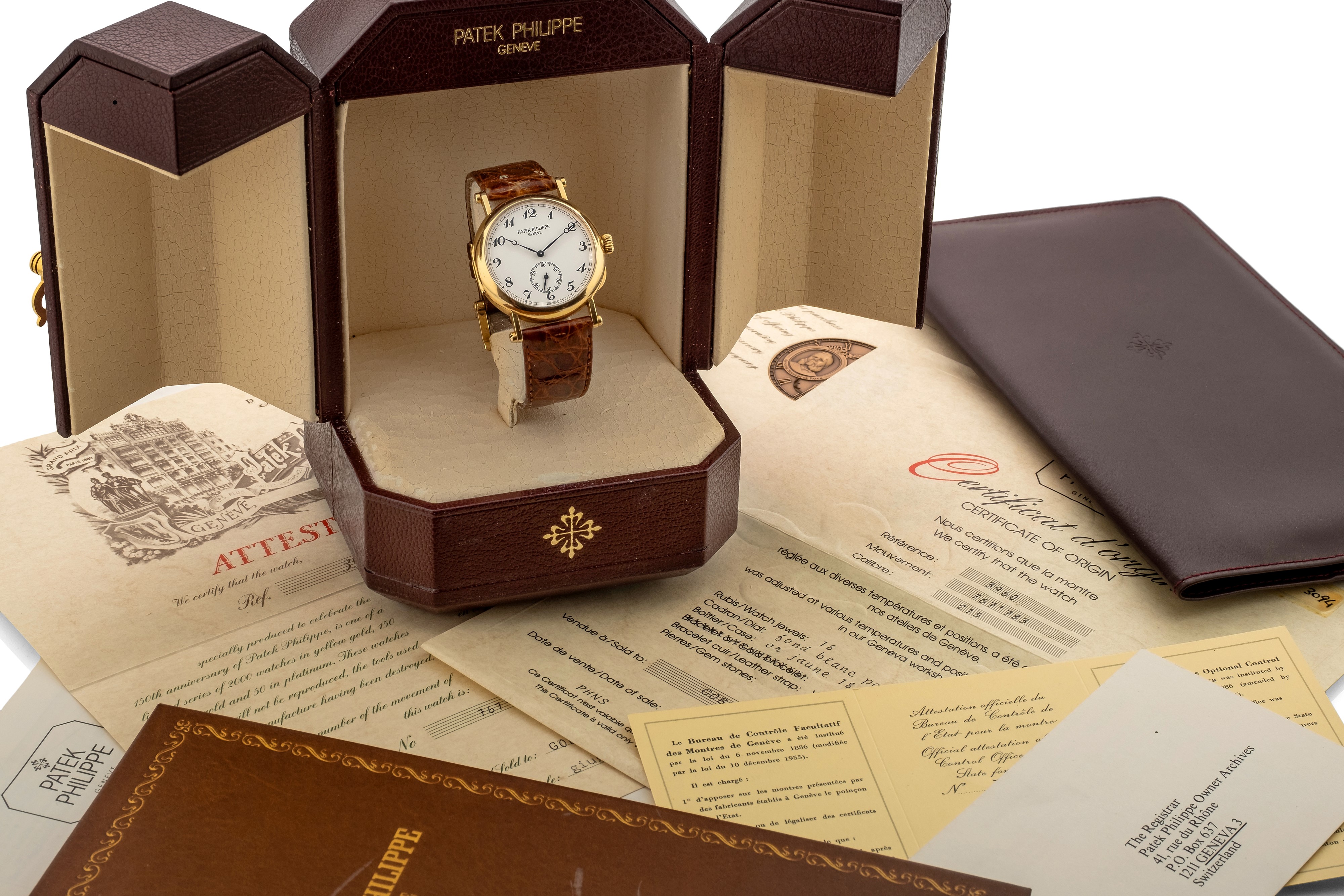 Patek Philippe - Calatrava Officier Ref 3960 J in Oro Giallo 18k, con Scatola e Garanzia, Circa 1...