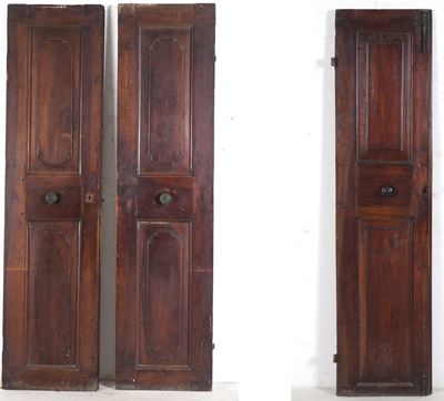 Coppia di Ante in Legno e una Diversa