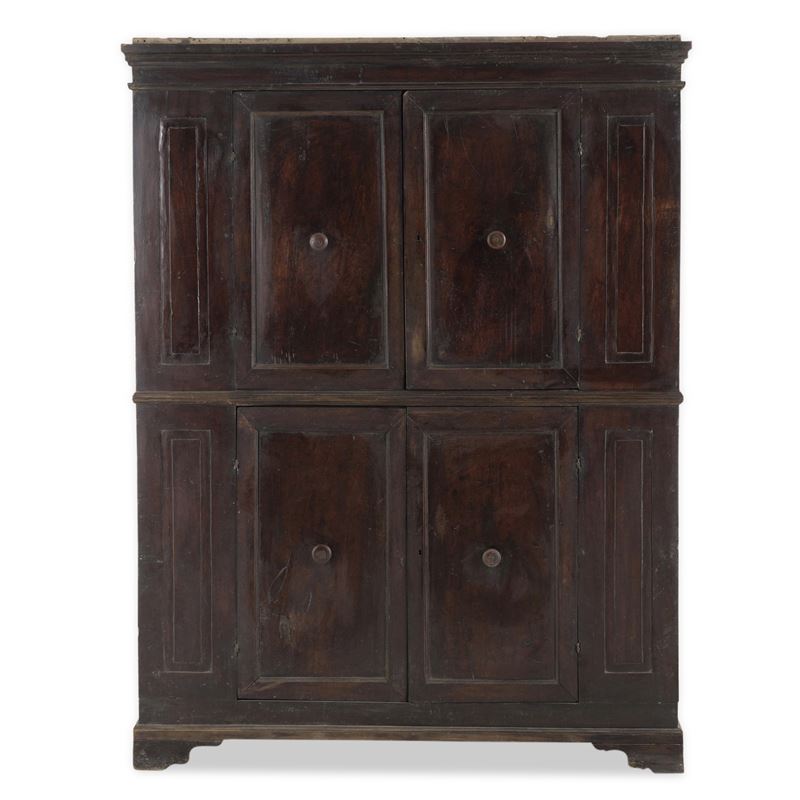 Credenza doppio corpo. XVII secolo  - Asta Antiquariato - Cambi Casa d'Aste