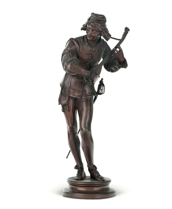 Fonditore del XX secolo, nei modi di Emile Boisseau Musicante