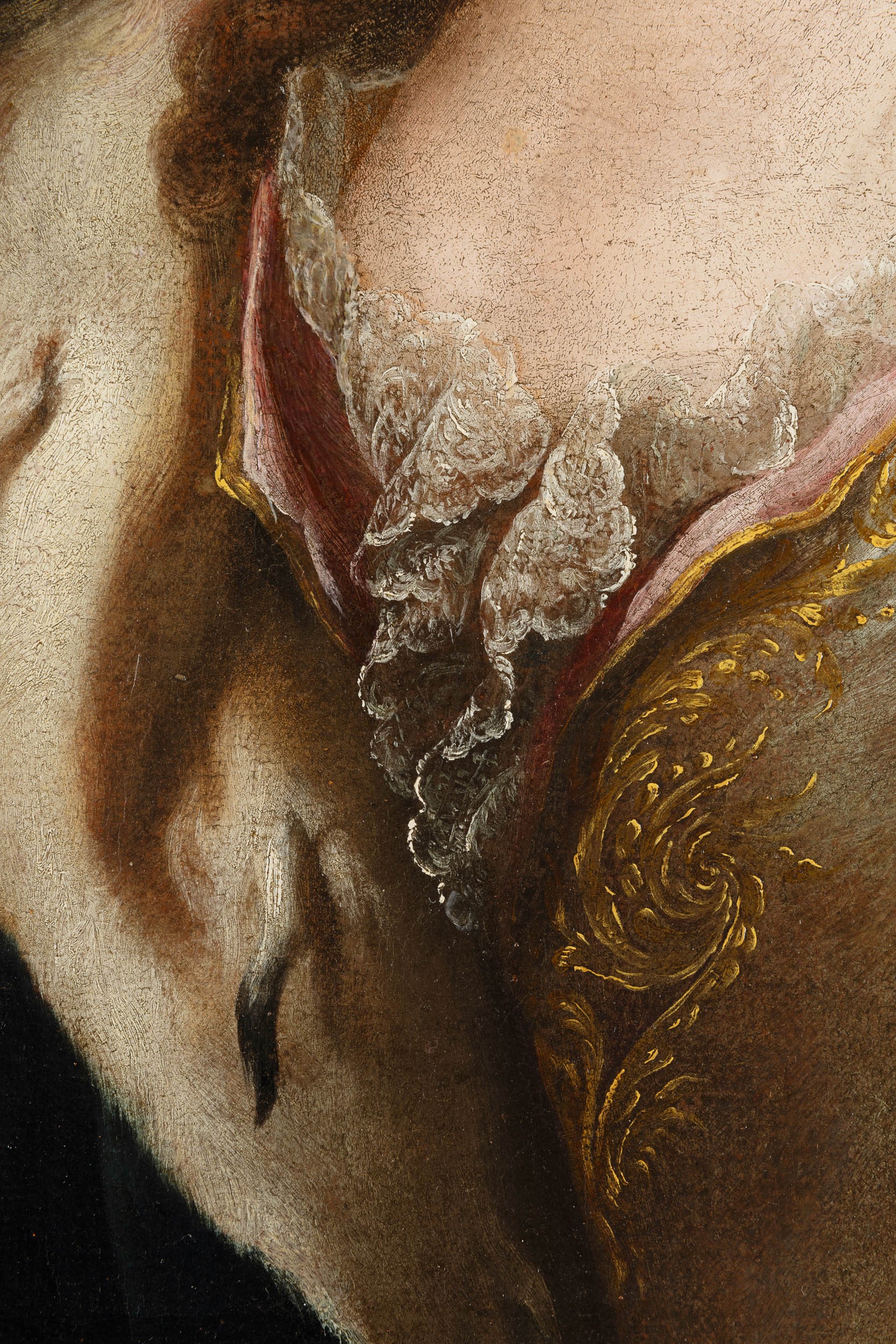 Alessandro Longhi - Ritratto di Gentildonna con Stola in Ermellino