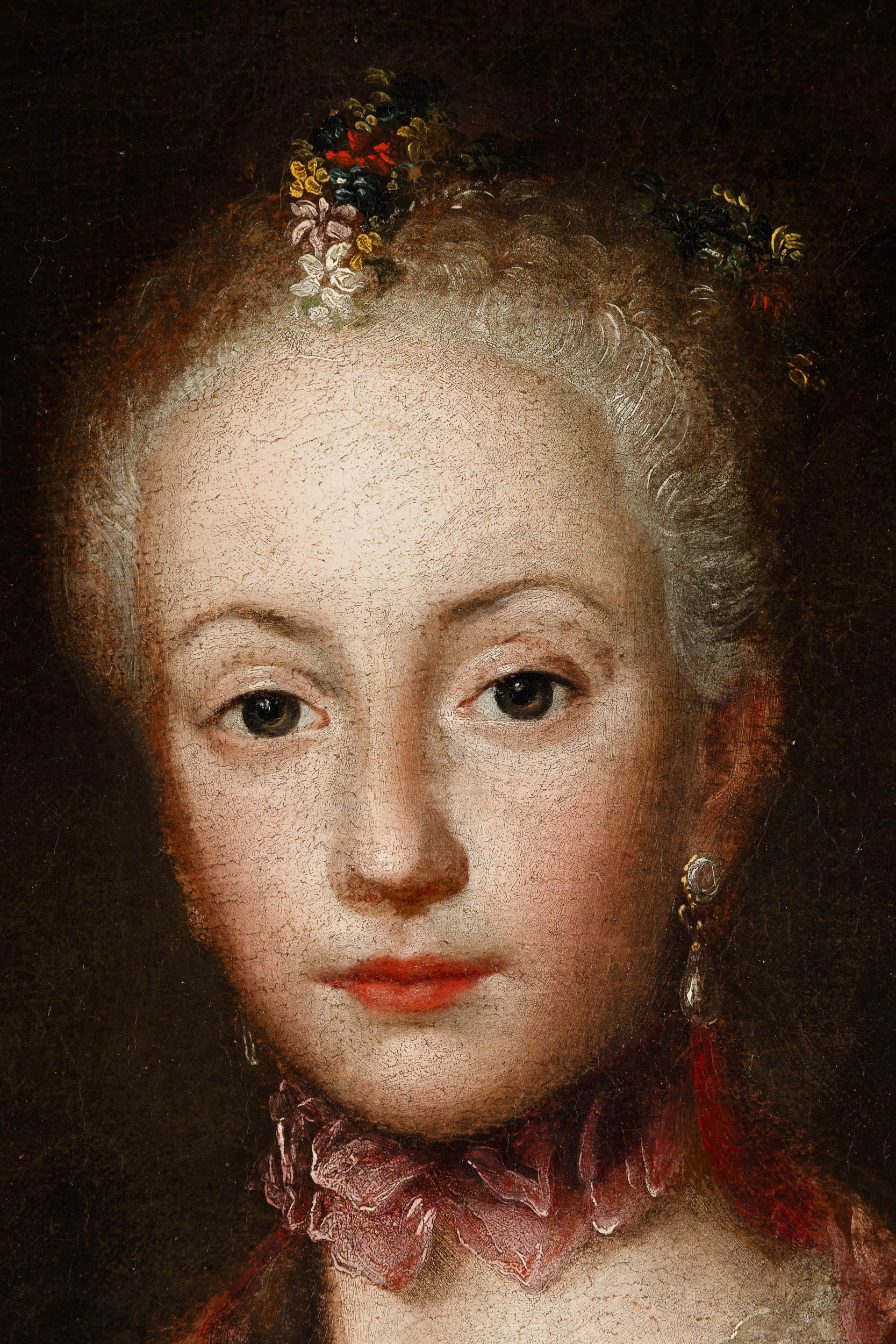 Alessandro Longhi - Ritratto di Gentildonna con Stola in Ermellino