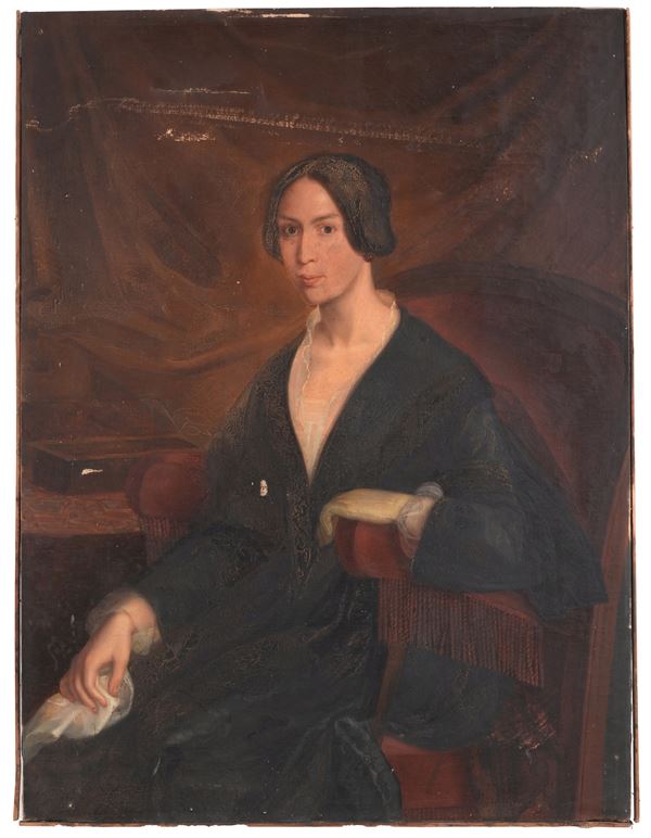 Anonimo del XIX-XX secolo Donna seduta