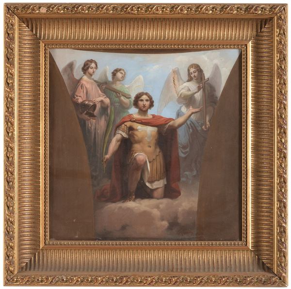 Scuola del XIX secolo Santo martire