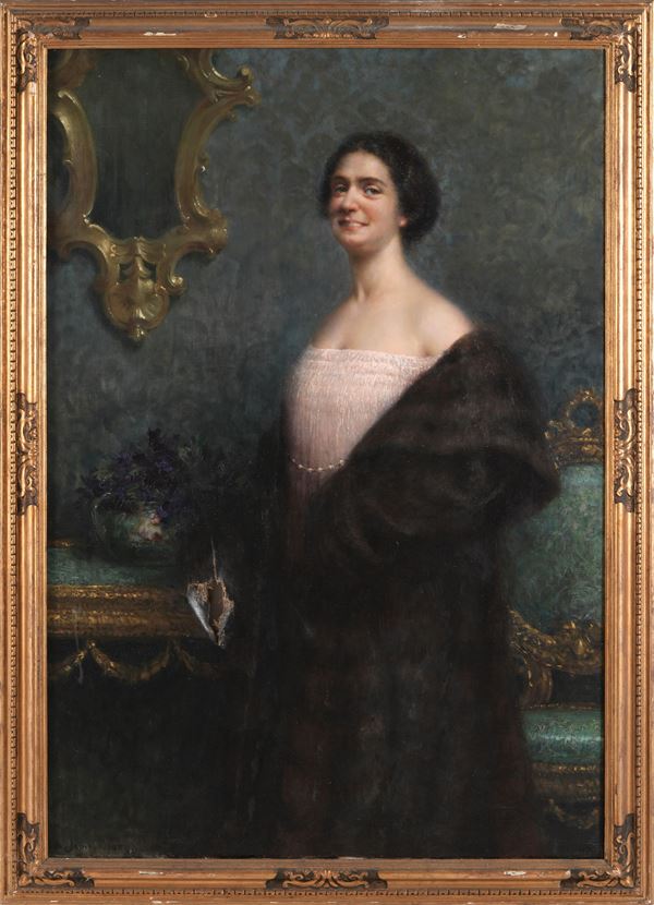 Achille Jemoli - Ritratto di donna