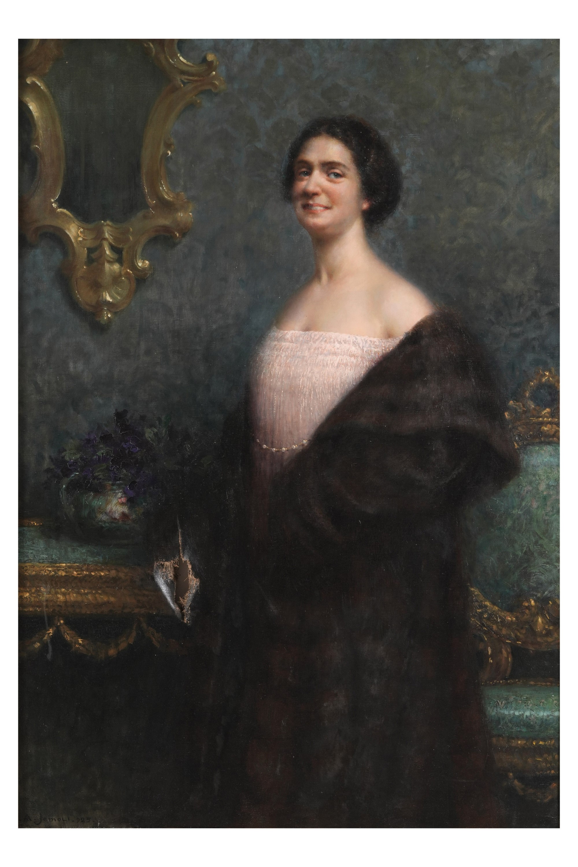 Achille Jemoli - Ritratto di Donna