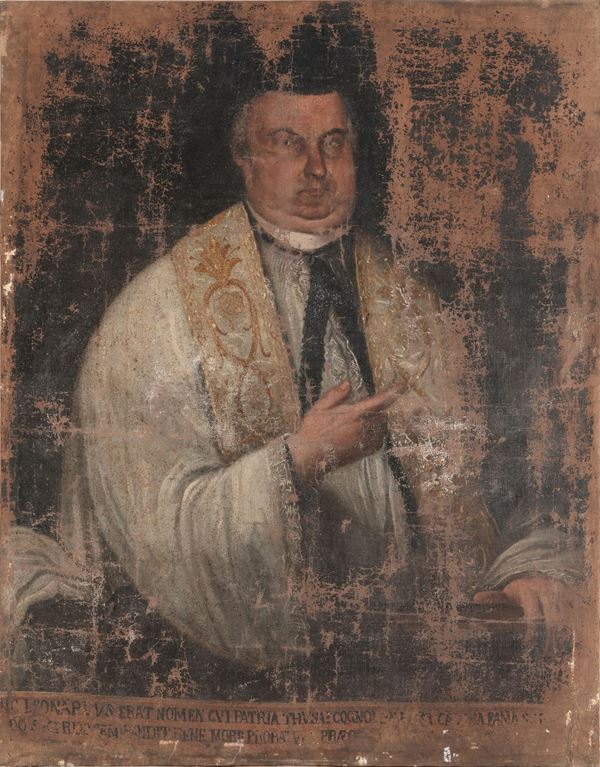 Scuola del XVIII secolo Ritratto di prelato