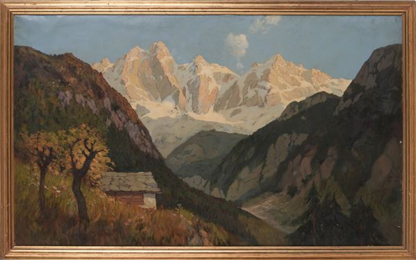 Pittore del XIX-XX secolo Paesaggio campestre