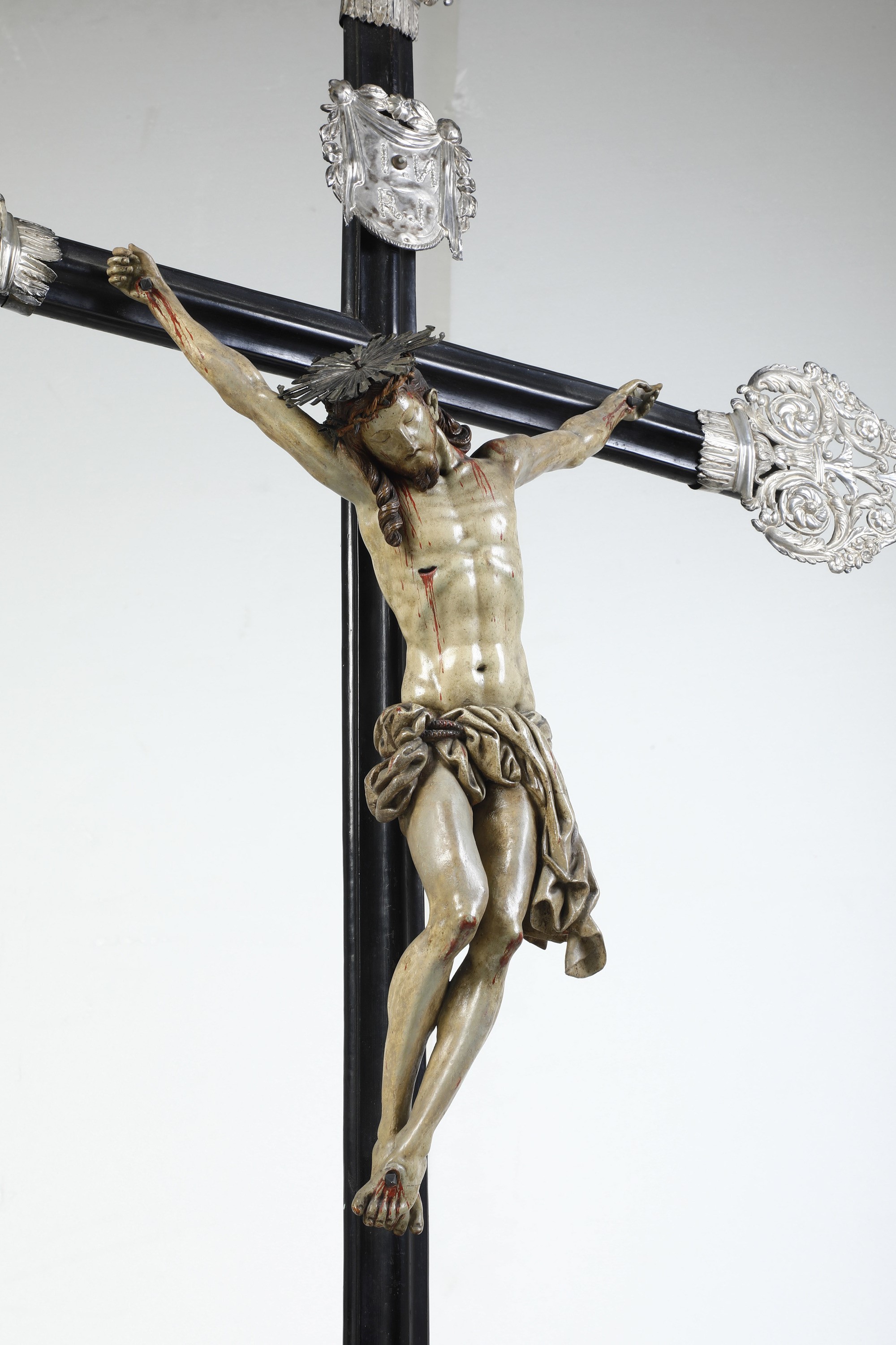 Imponente Croce da Meditazione. Arte Genovese del XVIII-XIX Secolo