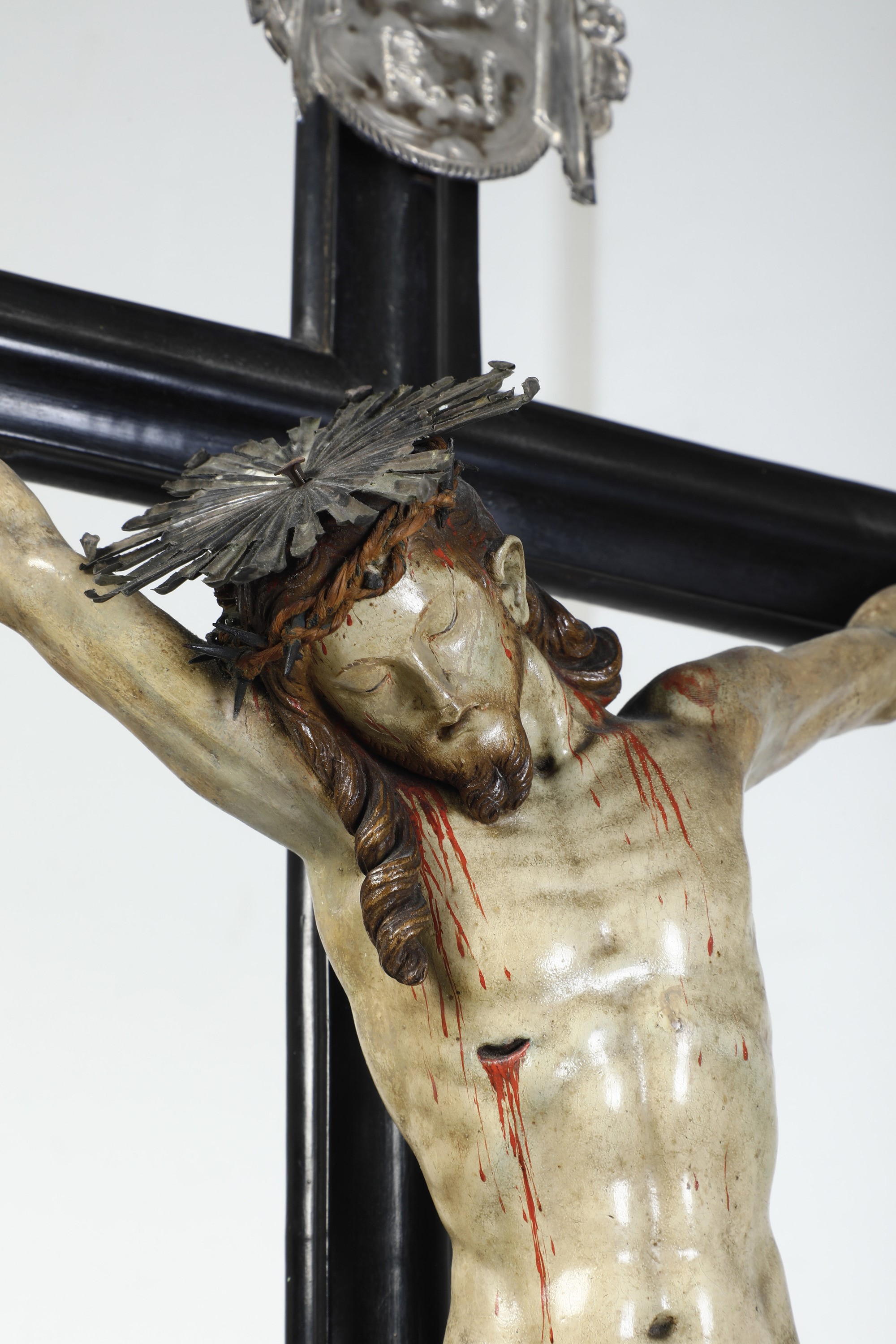 Imponente Croce da Meditazione. Arte Genovese del XVIII-XIX Secolo