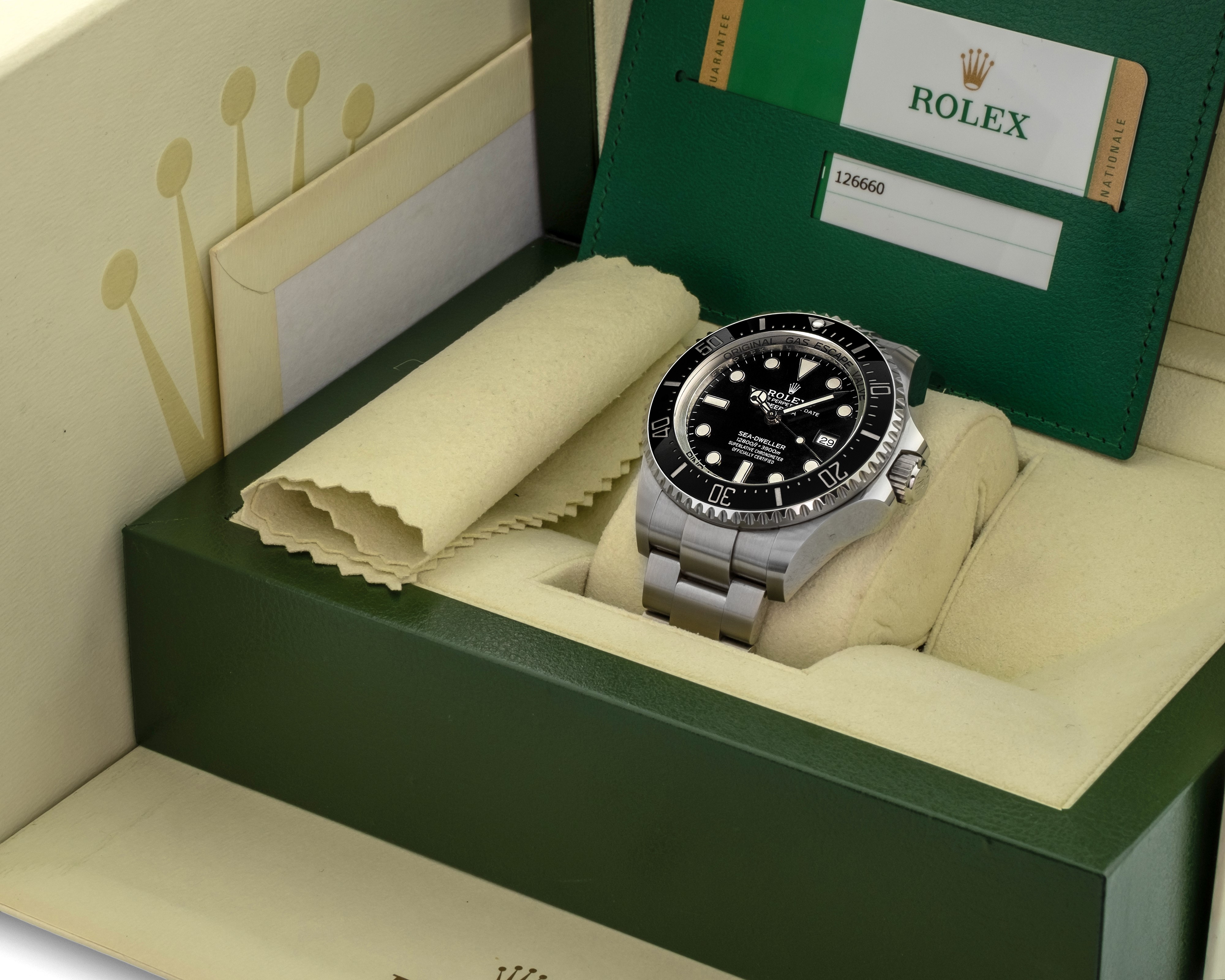 Rolex - Sea-dweller Deepsea Ref 126660 in Acciaio Scatola e Garanzia, Circa 2018