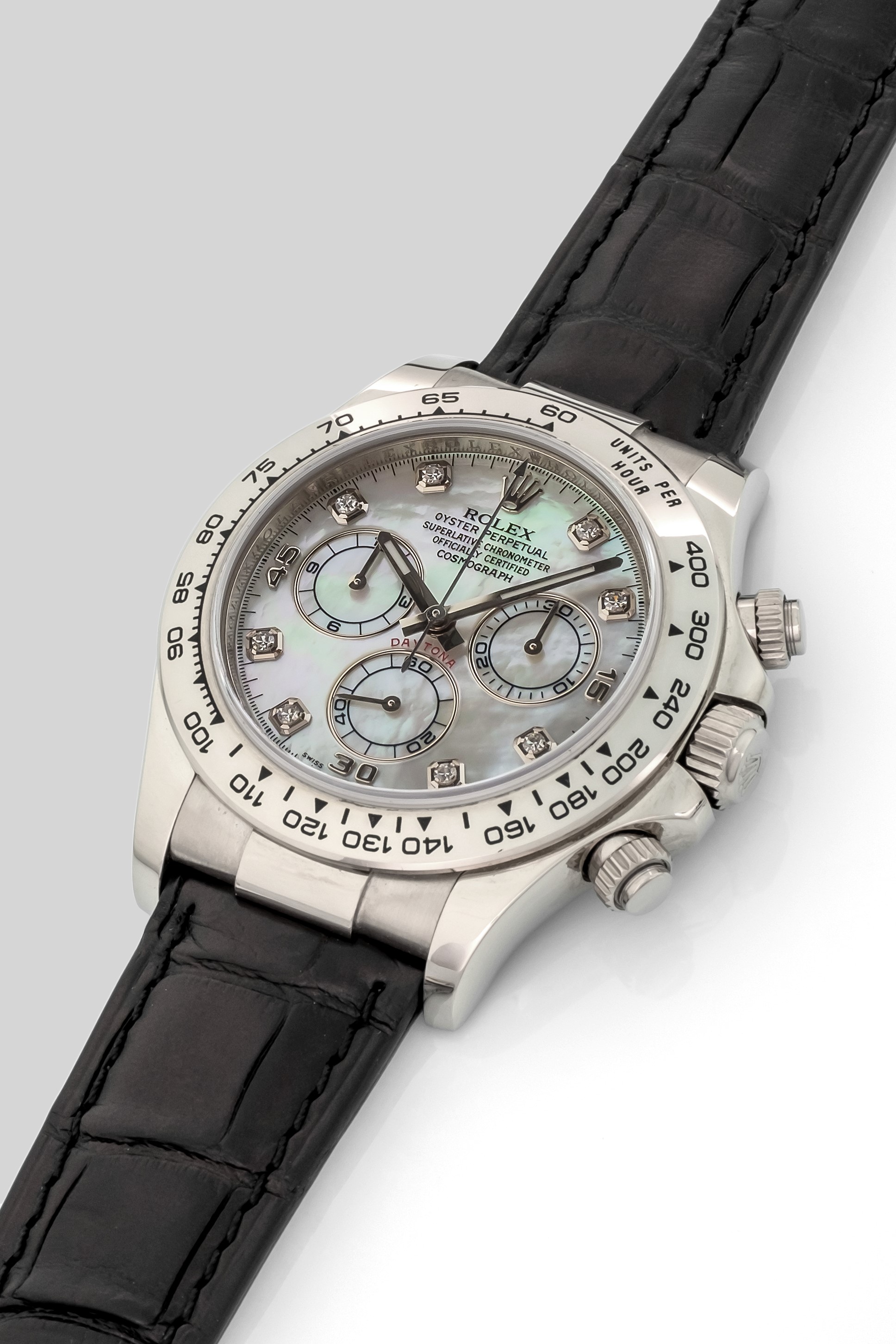 Rolex - Cosmograph Daytona Ref 116519 Quadrante Madreperla Azzurra, Scatola e Garanzia, Circa 200...
