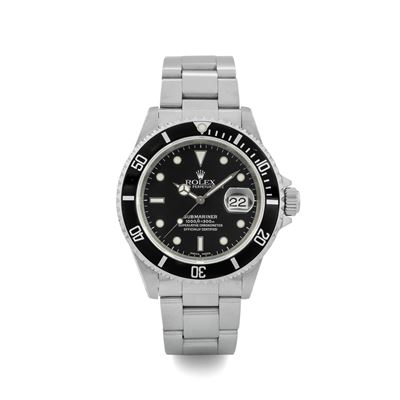 Submariner Date Ref 16610 in Acciaio, con Scatola e Garanzia, Circa 1999
