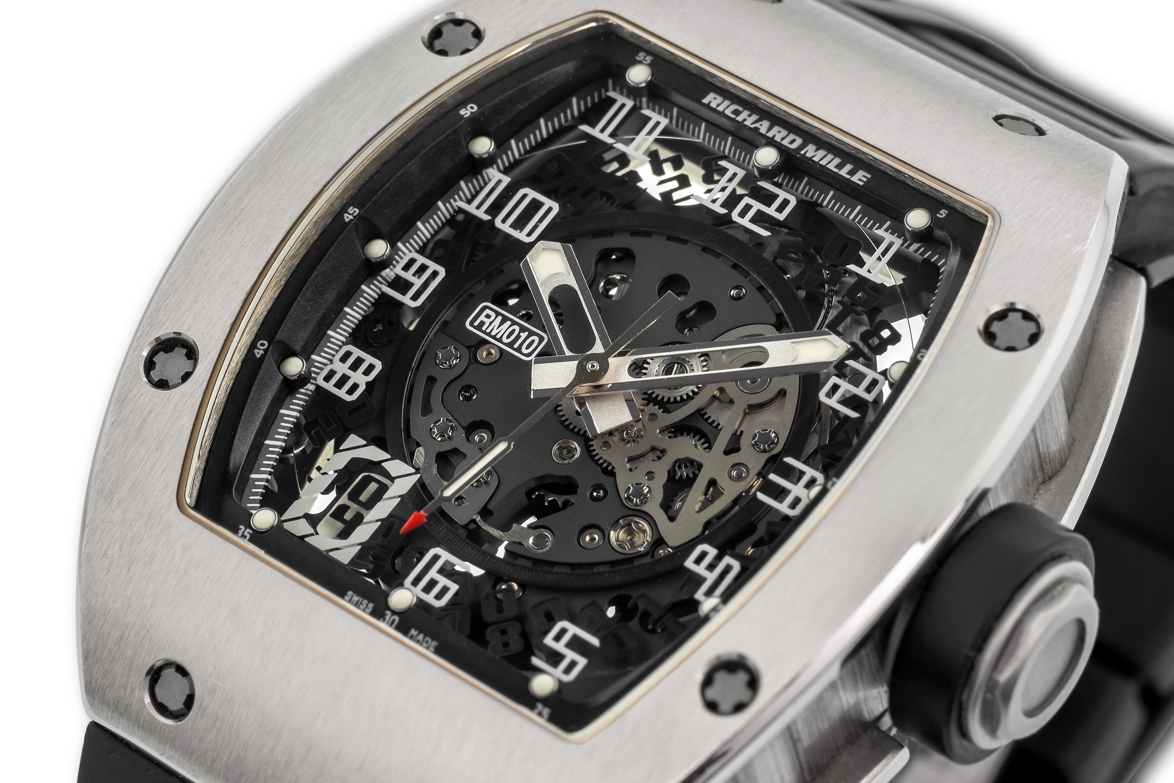 Richard Mille - Raro Rm-010 in Oro Bianco 18k, Quadrante Scheletrato Scatola e Garanzia, Circa 20...