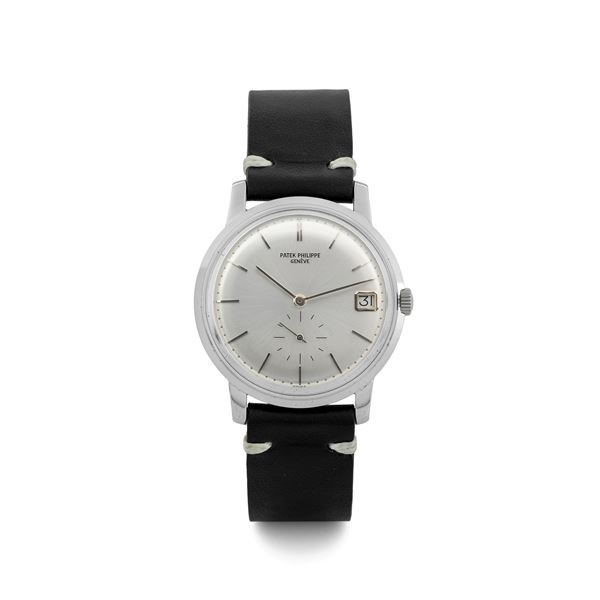 Patek Philippe - Calatrava ref 3445 in 18k white gold, automatic, screw-down back, circa 1970