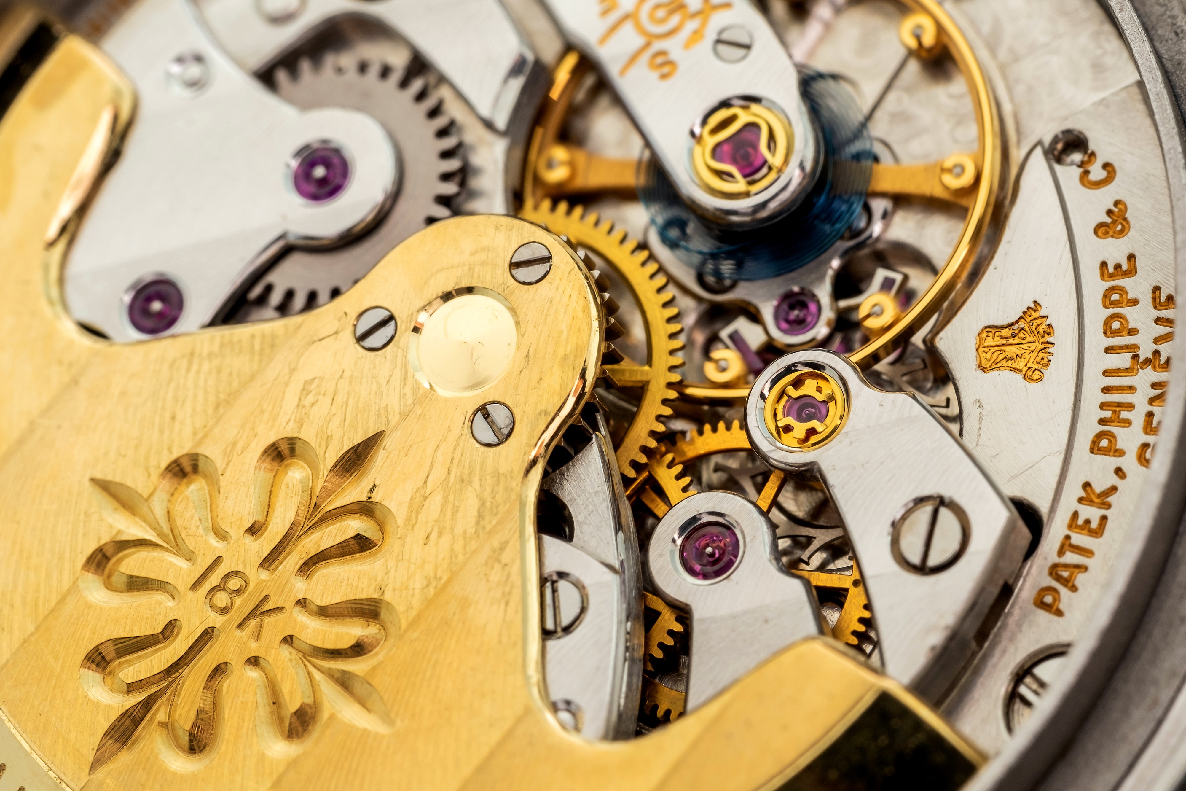 Patek Philippe - Calatrava Ref 3445 in Oro Bianco 18k, Carica Automatica e Fondello a Vite, Circa...