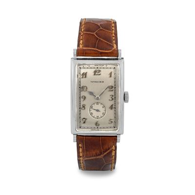 Tiffany & Co di Forma "carta da Gioco" in Platino Numeri Breguet, Circa 1929