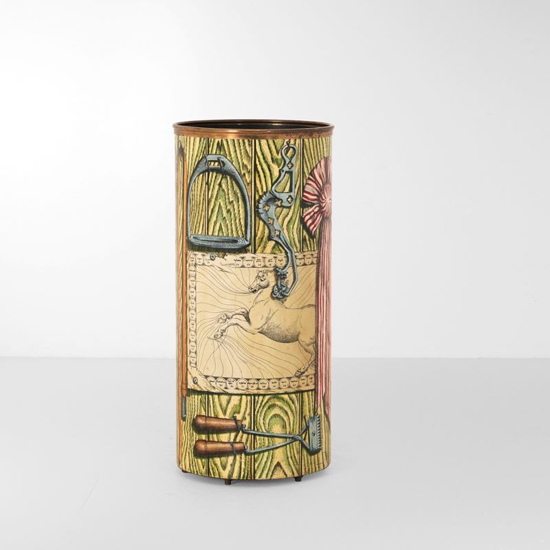 Piero Fornasetti : Portaombrelli  - Asta Design - Cambi Casa d'Aste
