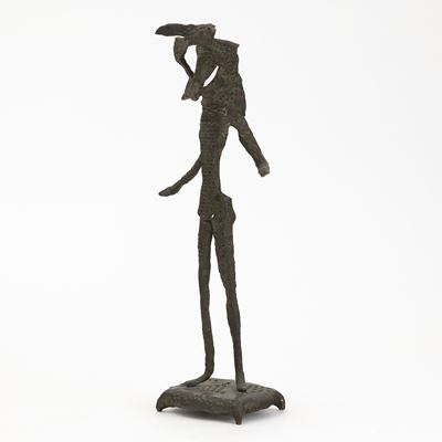 Scultura in ferro (scultura in ferro, firmata)