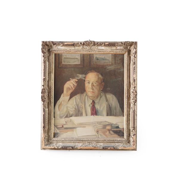 Pittore del XIX-XX secolo Figura maschile