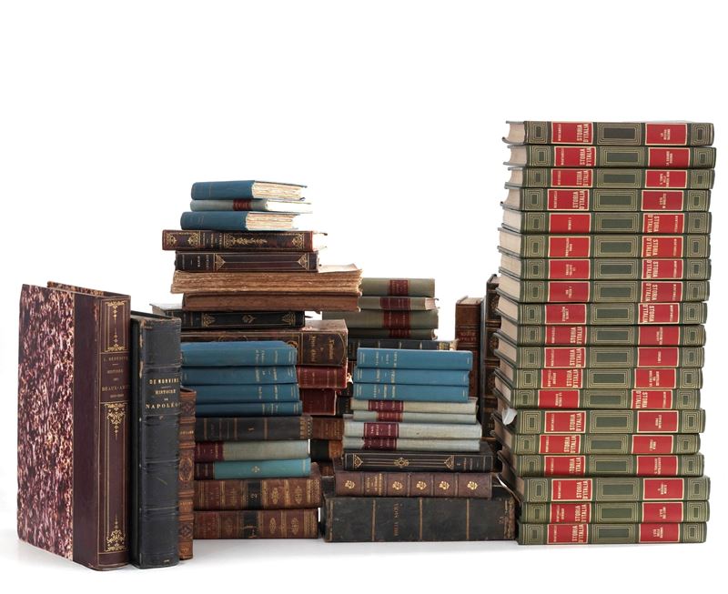 Grande lotto di quantità di edizioni del secolo XIX-XX  - Asta Libri antichi e rari sotto l'ombrellone - Cambi Casa d'Aste