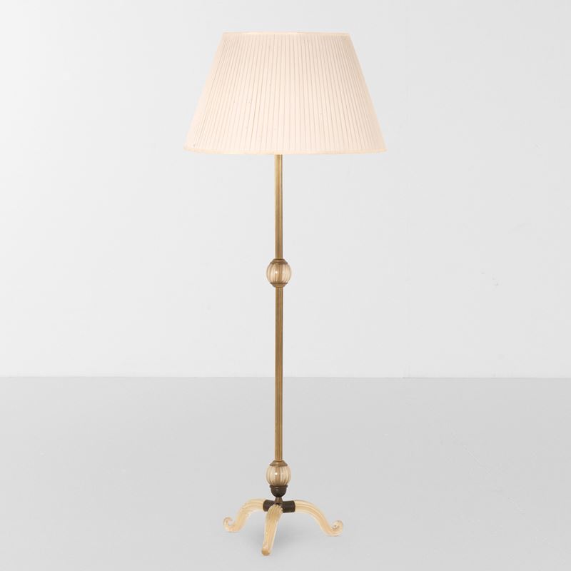 Seguso : Lampada da terra  - Auction Design Lab - Cambi Casa d'Aste