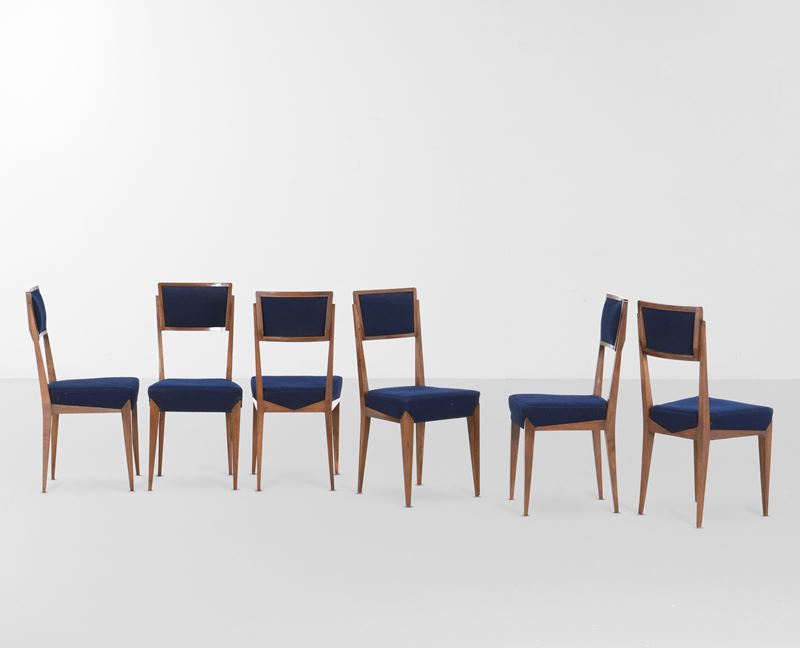 Sei sedie.  - Auction Design Lab - Cambi Casa d'Aste