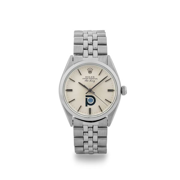 Rolex - Airking ‘Pool Intairdril’ ref 5500 steel Jubilee bracelet, circa 1980