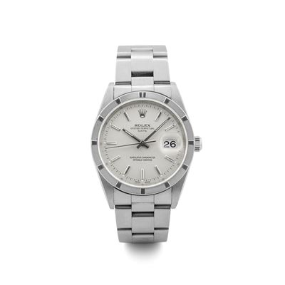 Oyster Perpetual Date Ref 15210 in Acciaio, Quadrante Argentè Movimento Automatico, Circa 2002