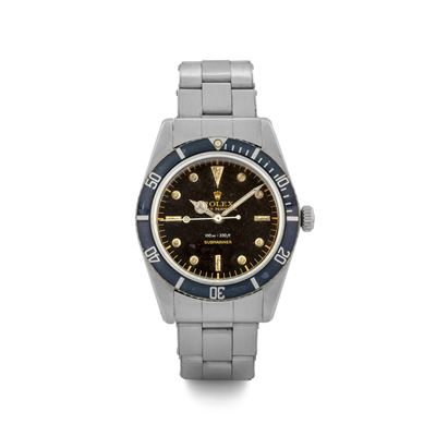 Submariner Ref 5508 "small Crown" in Acciaio Quadrante Gilt, Circa 1959